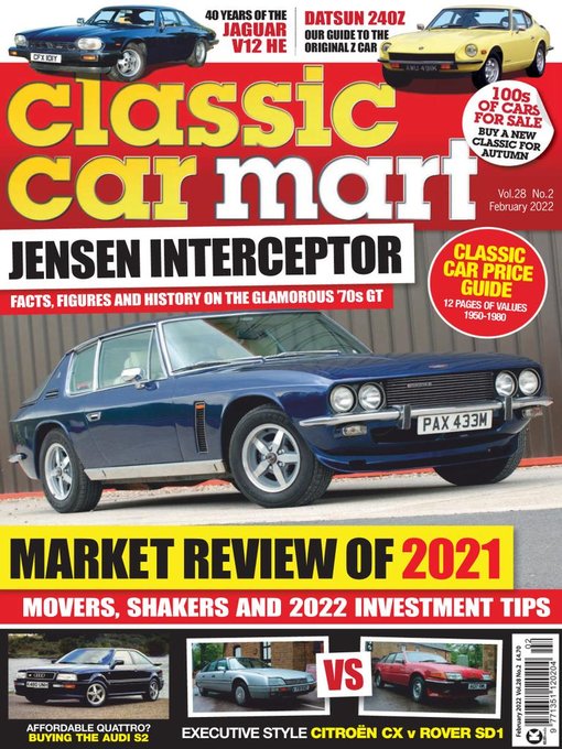 Cover image for Classic Car Mart: Feb 01 2022